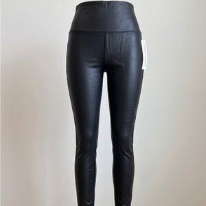 Rachel Zoe Sleek Black High-Rise Faux Leather Leggings